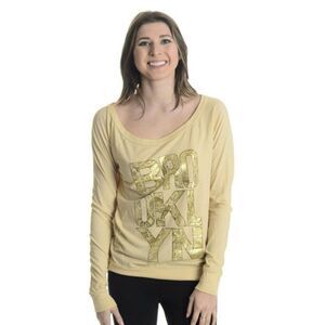 Chaser Baroque Brooklyn Vintage Jersey Raglan Top